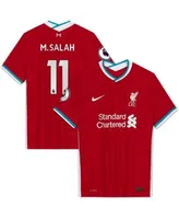 Men's Nike Mohamed Salah Black Liverpool 2020/21 Third Authentic Player  Jersey