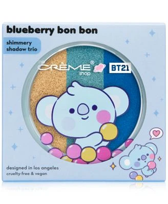 x BT21 BABY Koya Blueberry Bon Bon Shimmery Shadow Trio