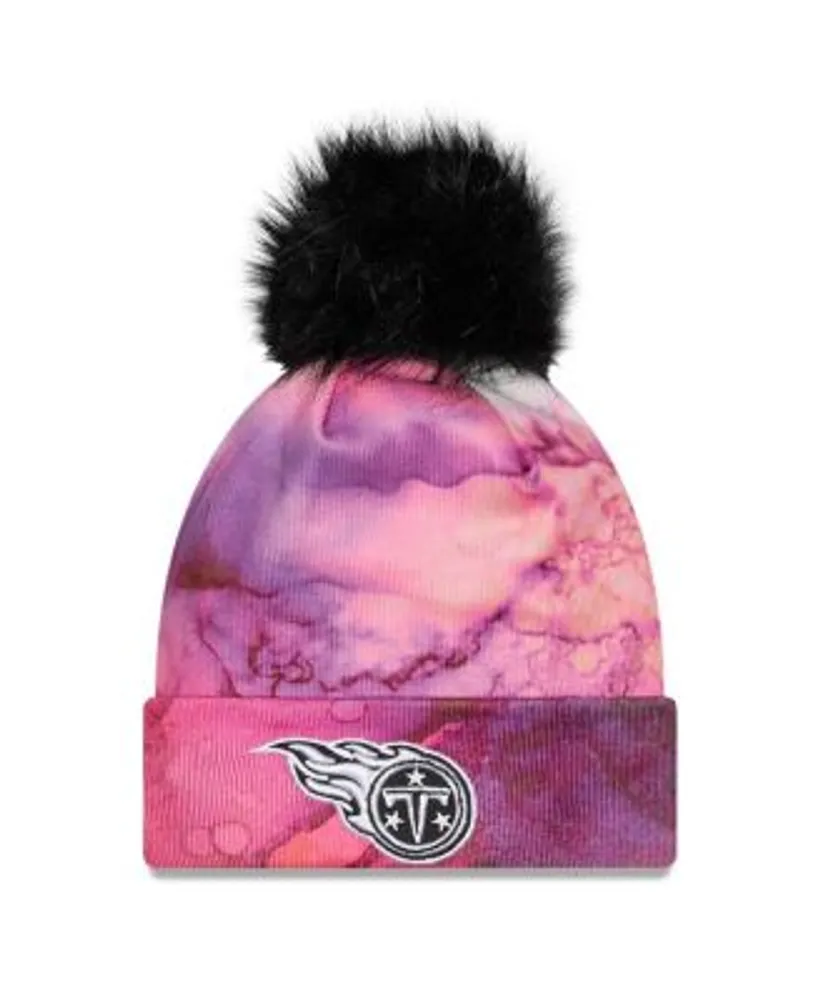 NFL New Era Tennessee Titans Sport Knit Beanie Pom Pom Cuffed Hat