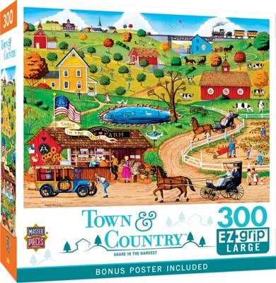 Town & Country - Share in the Harvest 300 Piece Puzzle