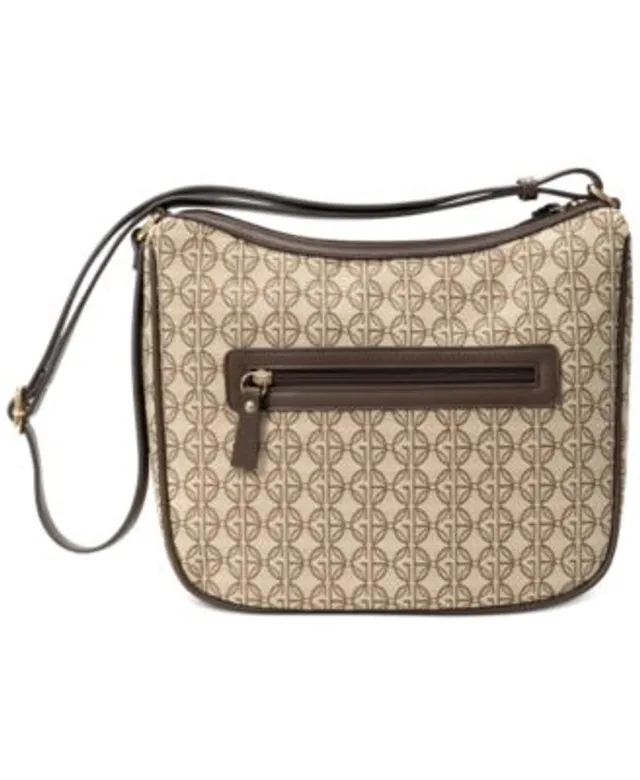 Giani Bernini Logo Jacquard Hobo, Created for Macy's