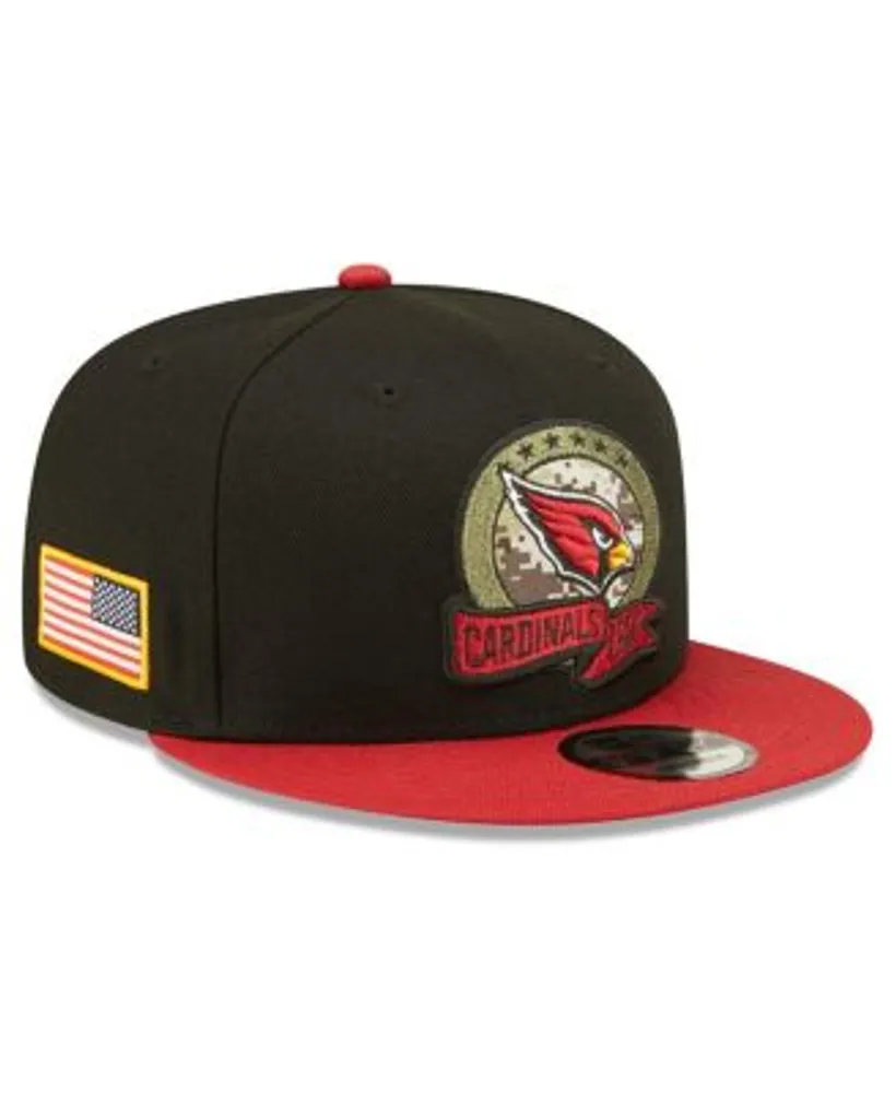 Youth New Era Black/Camo Arizona Cardinals 2022 Salute to Service 9FORTY Snapback Trucker Hat