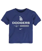 Youth Royal Los Angeles Dodgers 2022 Postseason Locker Room T-Shirt