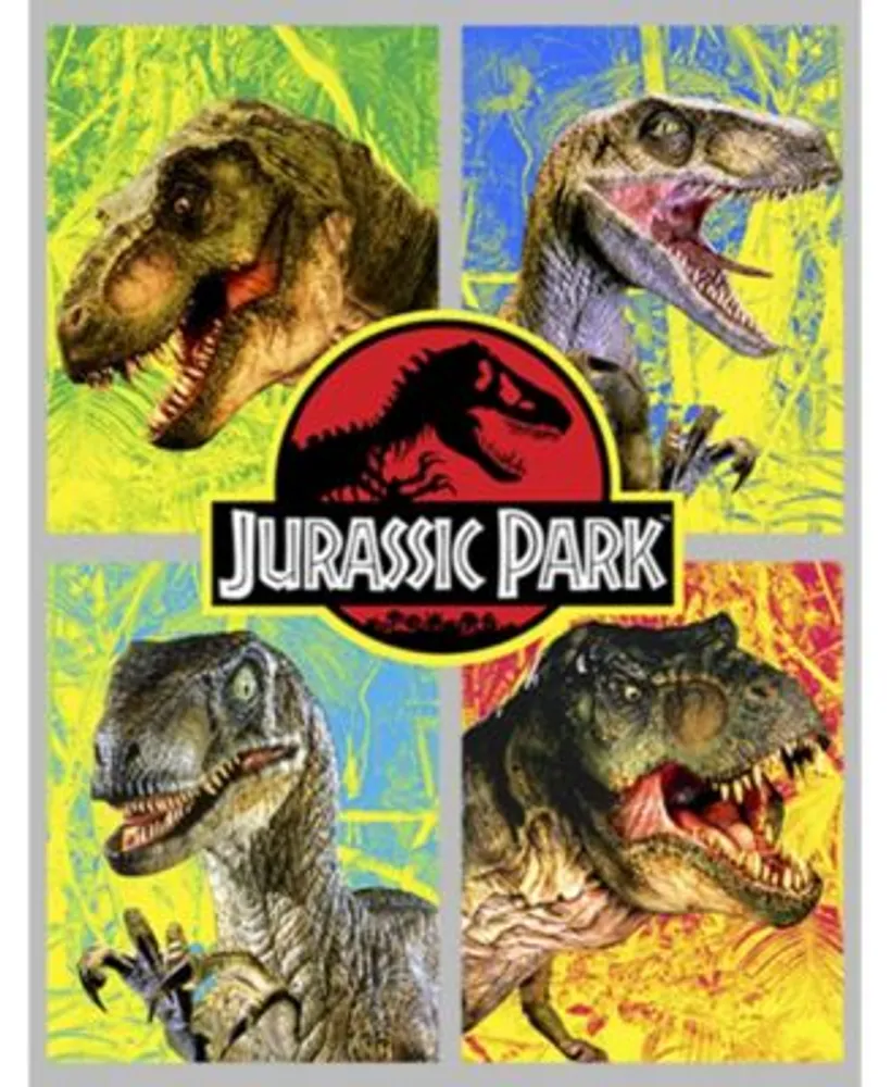 Girl's Jurassic Park T. Rex and Velociraptor  Child T-Shirt
