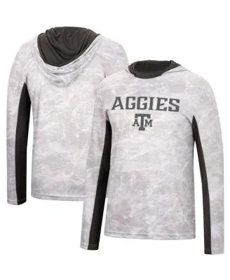 Men's Under Armour White Texas Tech Red Raiders On-Court Raglan Hoodie T-Shirt Size: Medium