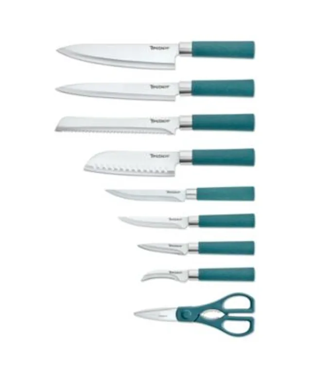 Hampton Forge Epicure Teal 15-Piece Block Set