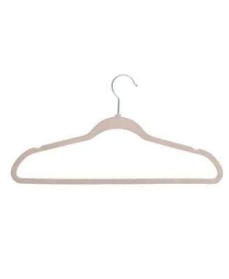 Honey Can Do Slim-Profile Non-Slip Velvet Hangers Set, 25 Pieces