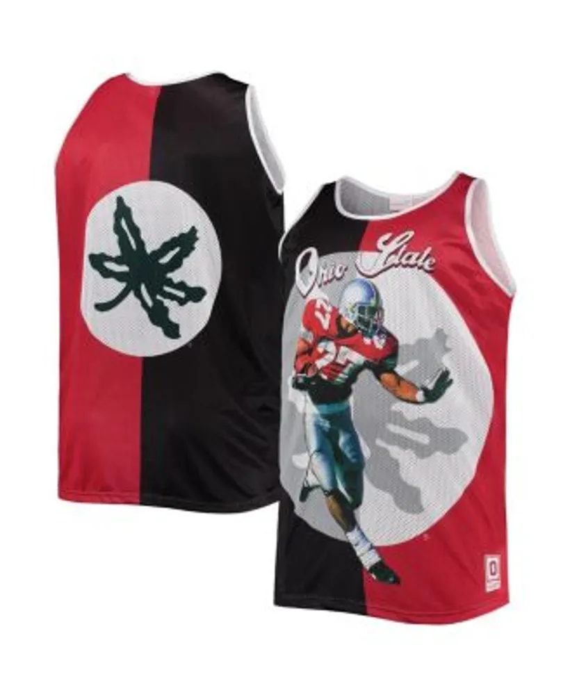 Men's Mitchell & Ness Peyton Manning Black/Tennessee Orange Tennessee Volunteers Sublimated Player Big & Tall Tank Top