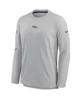 Men's Nike Navy Chicago Bears Sideline Team Performance Pullover Sweatshirt  