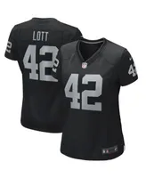 Men's Nike Ronnie Lott Black Las Vegas Raiders Game Retired Player Jersey