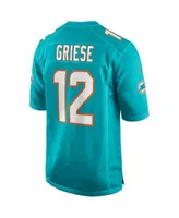 Bob Griese Miami Dolphins Nike Game Retired Player Jersey - Aqua