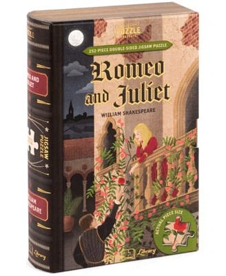 William Shakespeare's Romeo and Juliet Double-Sided Jigsaw Puzzle Set, 252 Pieces