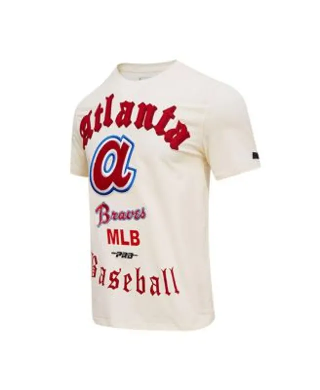 Pro Standard Cream Philadelphia Phillies Cooperstown Collection Old English T-Shirt
