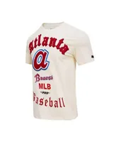 Men's Pro Standard Cream San Diego Padres Cooperstown Collection Old English T-Shirt Size: Large