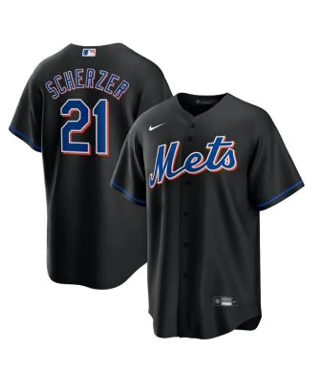 Nike Men's Max Scherzer Black New York Mets Alternate Replica Player Jersey