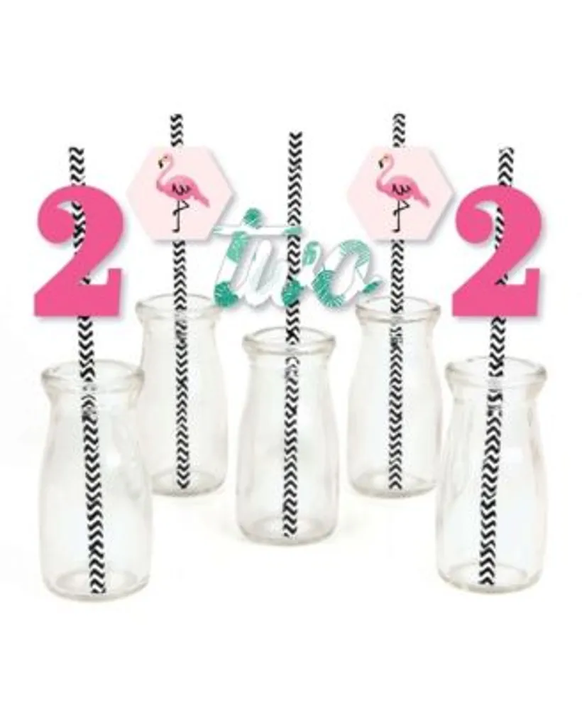 Big Dot Of Happiness Flamingle Bells - Paper Straw Decor