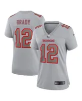 Youth Nike Tom Brady Gray Tampa Bay Buccaneers Atmosphere Game Jersey