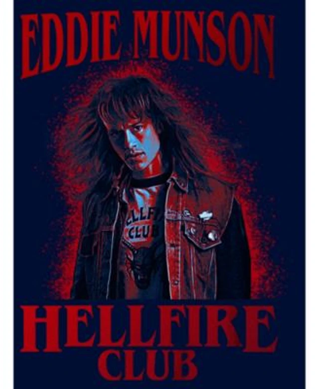 Eddie Munson Hellfire Club Kids T-Shirt for Sale by krypton4shirt