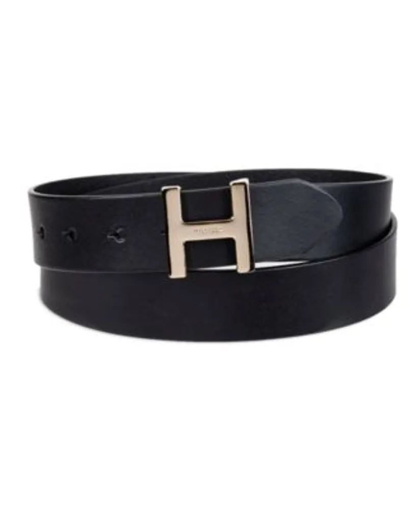 Tommy Hilfiger Women's H Monogram Buckle Belt - Tan