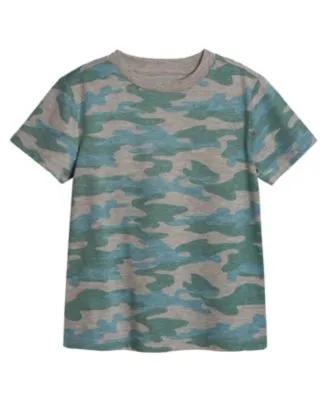 Big Boys Camouflage T-shirt, Created For Macy's