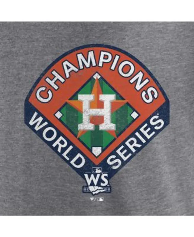 Men's Fanatics Branded Heathered Charcoal Houston Astros 2021 American League Champions Locker Room T-Shirt