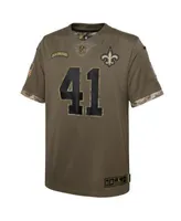 Nike Youth Boys Alvin Kamara Olive New Orleans Saints 2022 Salute To Service  Player Limited Jersey