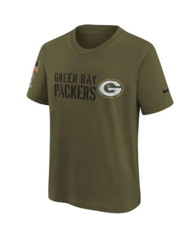 Lids Green Bay Packers Nike Youth 2022 Salute To Service Legend T-Shirt -  Olive