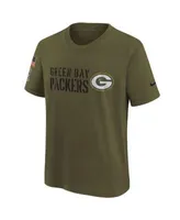 Nike Youth Boys Olive Green Bay Packers 2022 Salute To Service