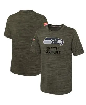 Seattle Seahawks Majestic Hashmark 12s Name & Number T-Shirt