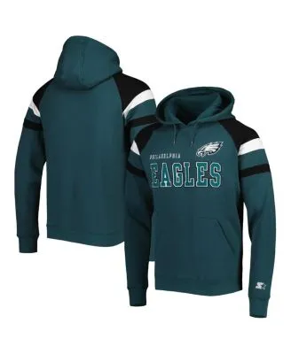 Men's Fanatics Branded Midnight Green Philadelphia Eagles Extra Point  Pullover Hoodie 