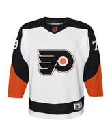 Youth Philadelphia Flyers Carter Hart Orange Home Premier Player Jersey
