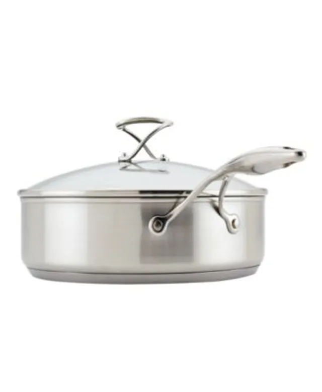 Merten & Storck Stainless Steel 3.5-Quart Saute Pan with Lid - Stainless Steel