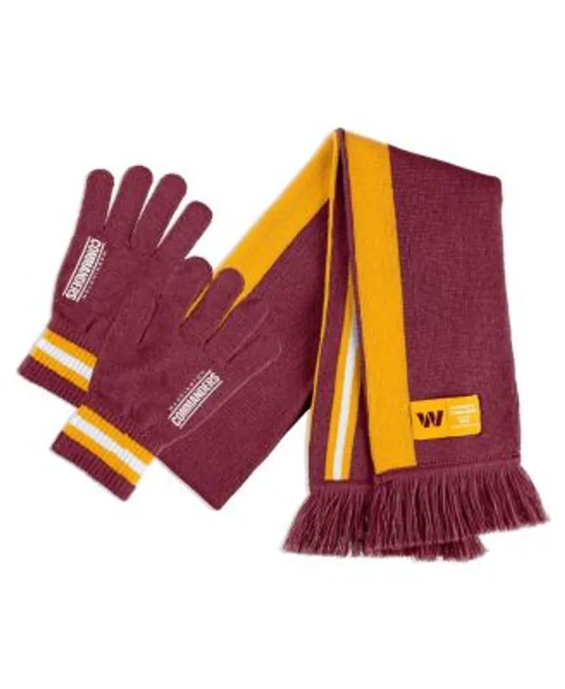 WEAR by Erin Andrews Women's Washington Commanders Scarf and Glove Set