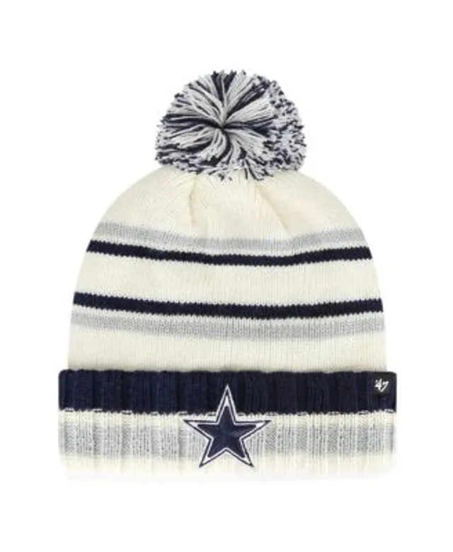 Outerstuff Youth Boys Cream, Royal New York Giants Bone Cuffed Knit Hat