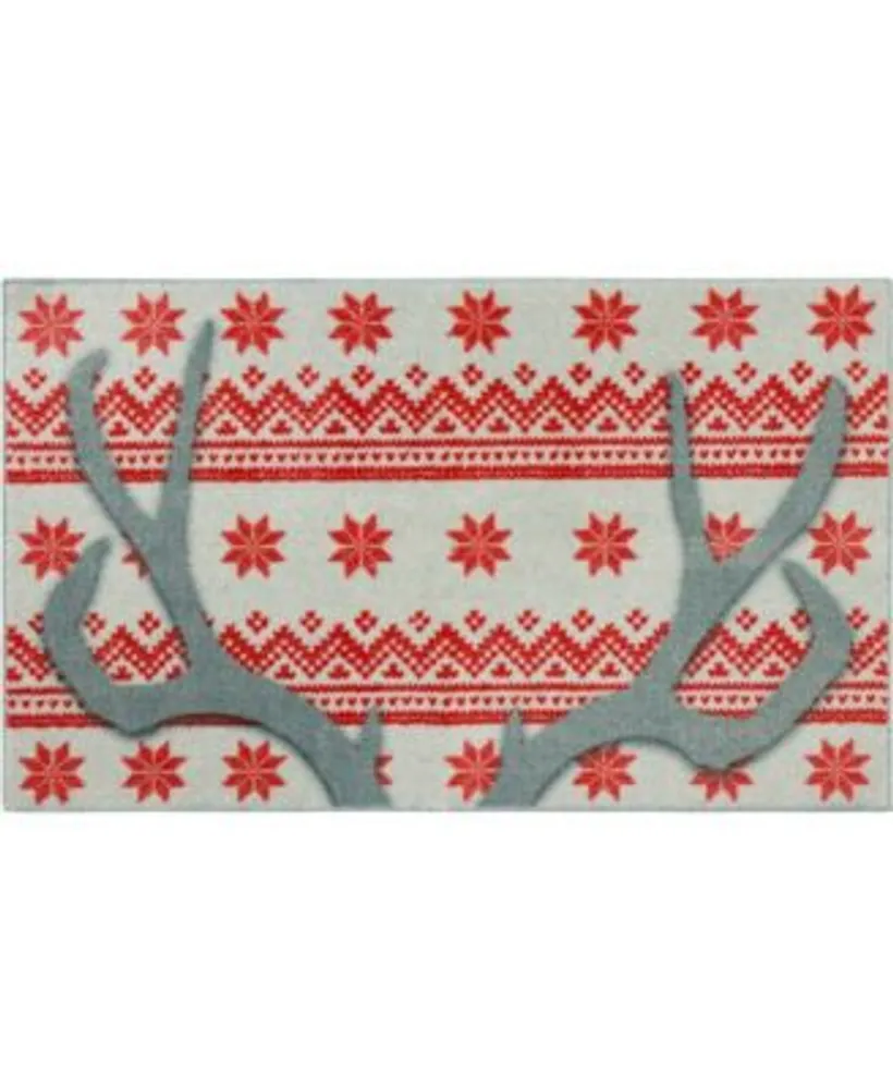 Mohawk Home Prismatic Holiday Moose Grey 2' 6 x 4' 2