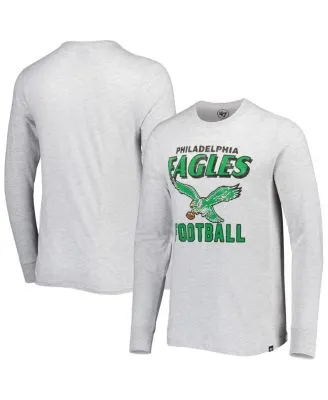 47 Brand / Women's Philadelphia Eagles White Long Sleeve Raglan T-Shirt