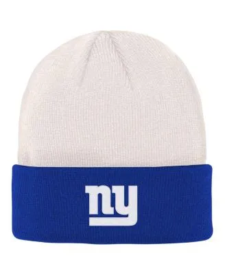 Youth Mitchell & Ness Royal New York Giants Throwback Precurve