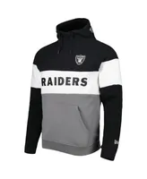 Philadelphia Eagles New Era Colorblock Current Pullover Hoodie - Black