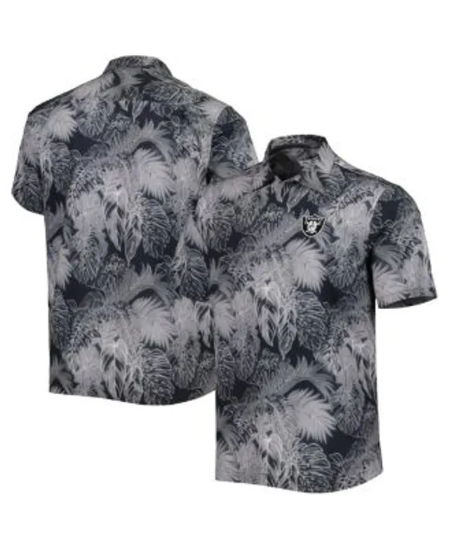 FOCO Las Vegas Raiders NFL Mens Floral Button Up Shirt