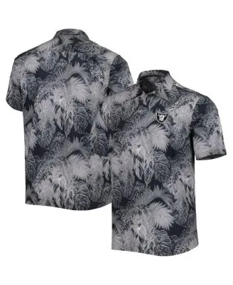 Tommy Bahama Black Los Angeles Chargers Sport Azule Oasis Camp Button-up  Shirt for Men