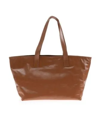 Lauren Ralph Lauren Clare Crosshatch Leather Tote Bag - Farfetch