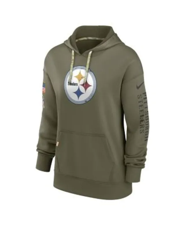 Nike Men's Camouflage Pittsburgh Steelers 2021 Salute To Service Therma  Performance Pullover Hoodie - Macy's