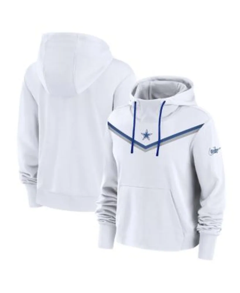 Youth Nike Navy Dallas Cowboys Color Block Performance Pullover Hoodie