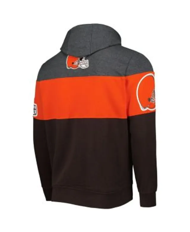 Men's Nike Heather Charcoal Denver Broncos Rewind Club Pullover Hoodie Size: Small