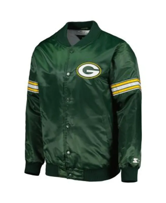 Green Bay Packers Coaches Classic Raglan Full-Snap Windbreaker Jacket -  Green