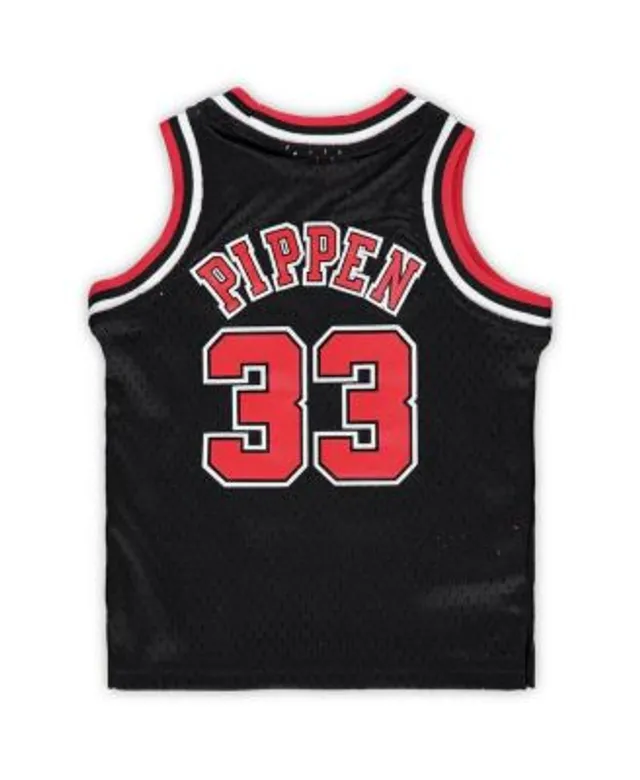 Mitchell & Ness Infant Boys and Girls Scottie Pippen Black Chicago Bulls  Retired Player Jersey