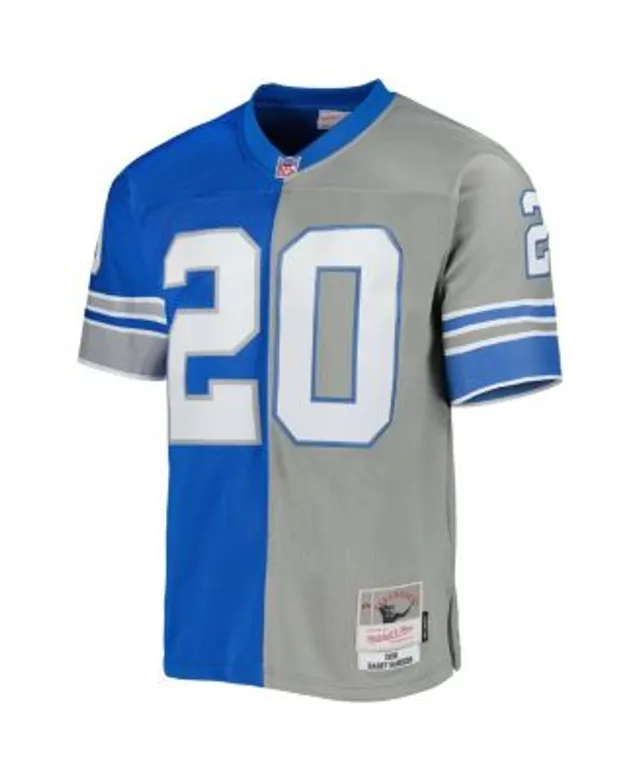 Men's Nike Barry Sanders Blue Detroit Lions Game Retired Player Jersey