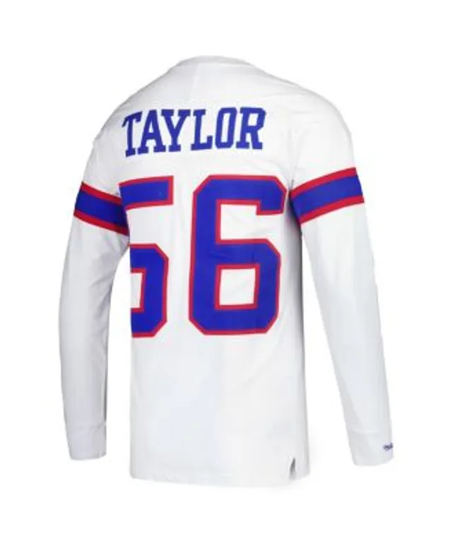 Men's Mitchell & Ness Lawrence Taylor Royal New York Giants Retired Player  Name & Number Mesh Top