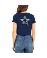 Women's New Era Navy Dallas Cowboys Historic Champs T-Shirt Size: Medium