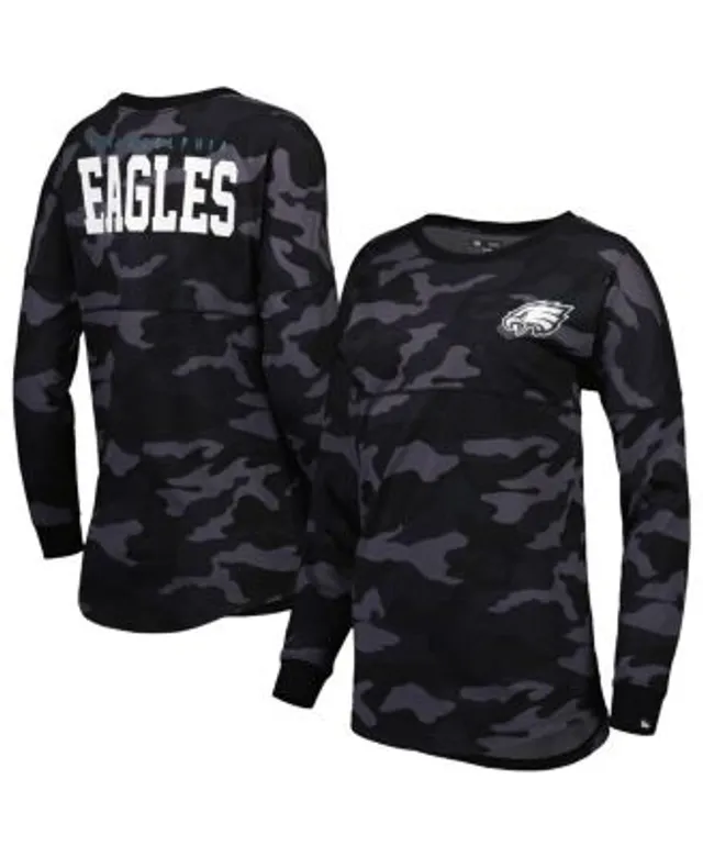 Ladies Philadelphia Eagles Old Logo Long Sleeve T-Shirt XS-4X Womens New